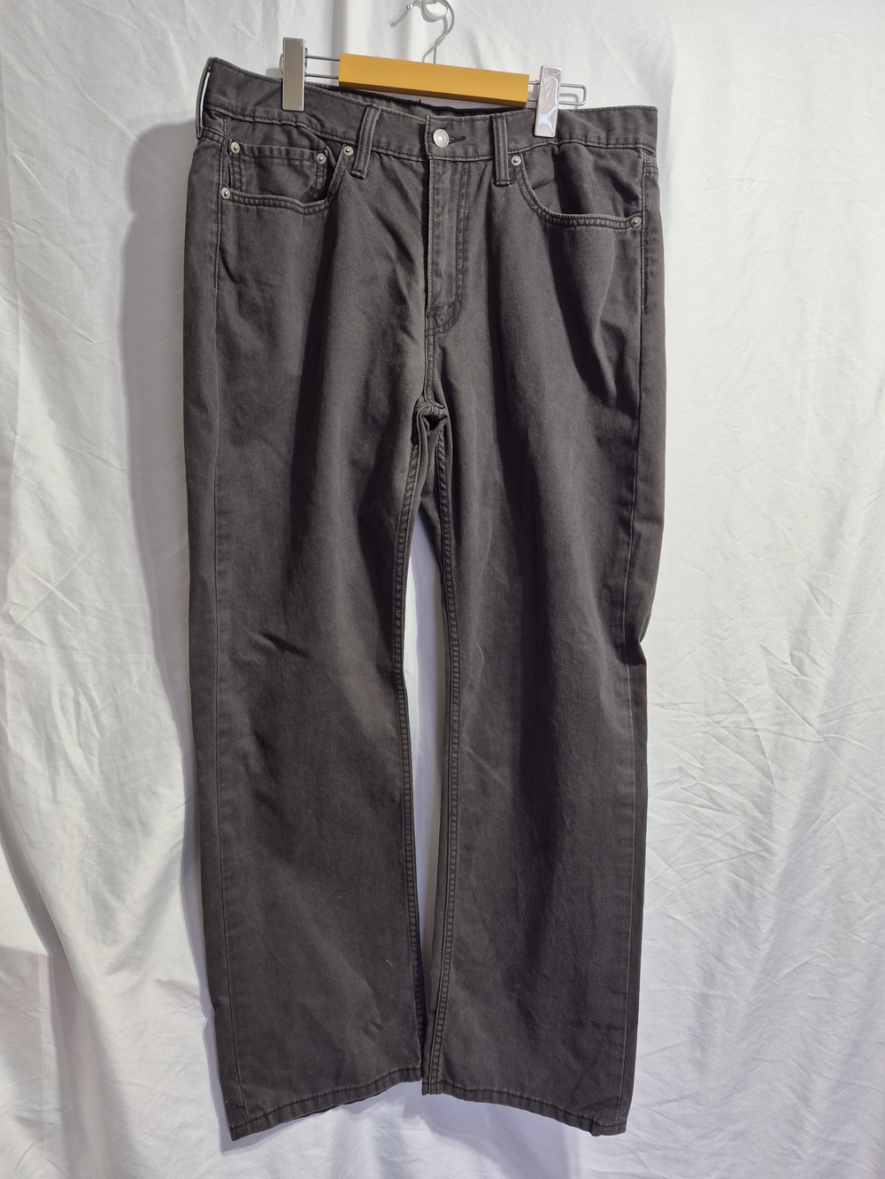 Men's Straight-Leg Jeans 514 in Charcoal, Size 36x30